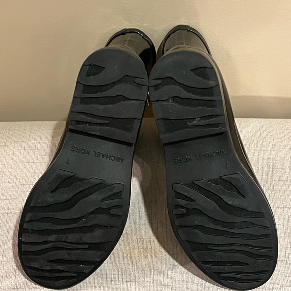 Michael Kors Black Rain Boots, size 7 - Picture 5 of 10